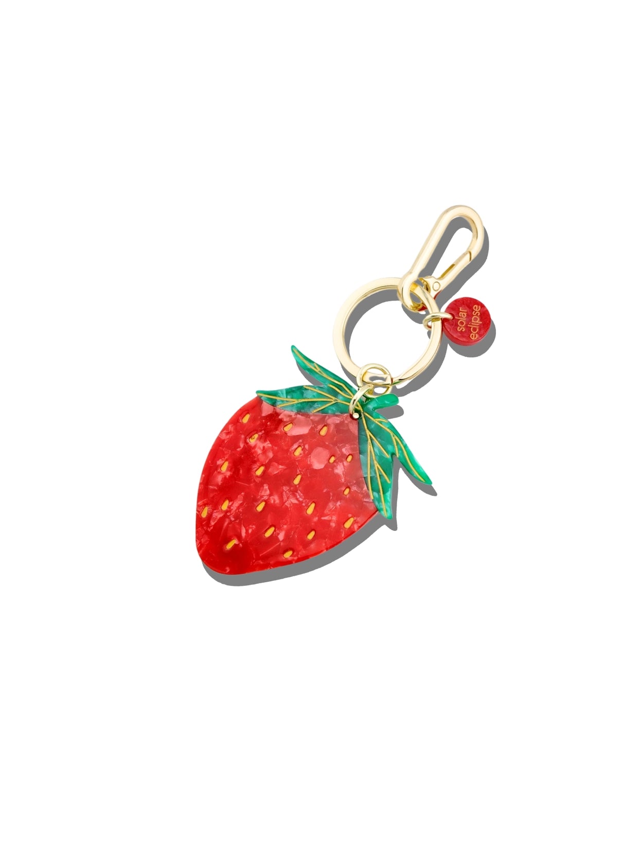 Solar Eclipse Strawberry Bag Charm
