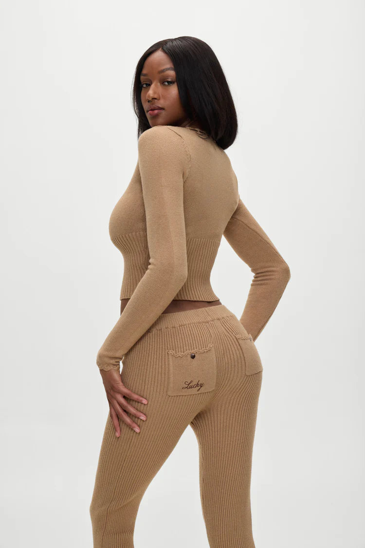 COMING SOON Frankies Bikinis x Bella Hadid Texas Knit Pants