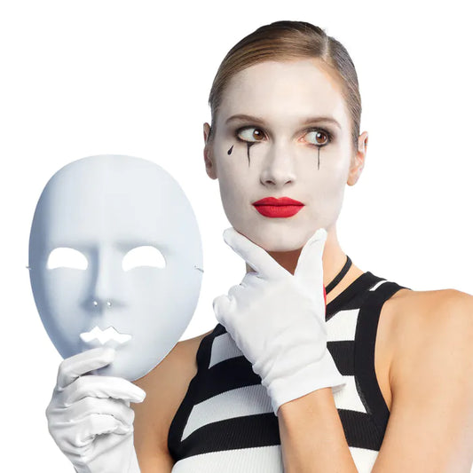 White Mime Mask