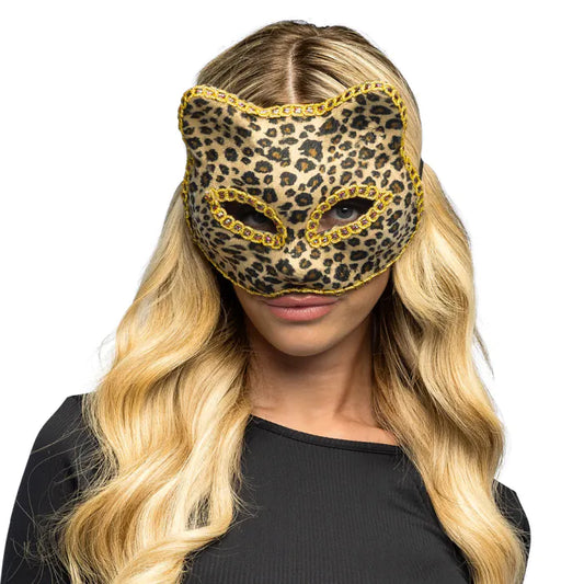 Cheetah Masquerade Mask