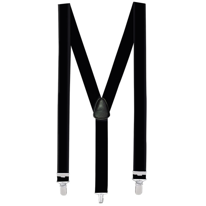 Black Basic Suspenders