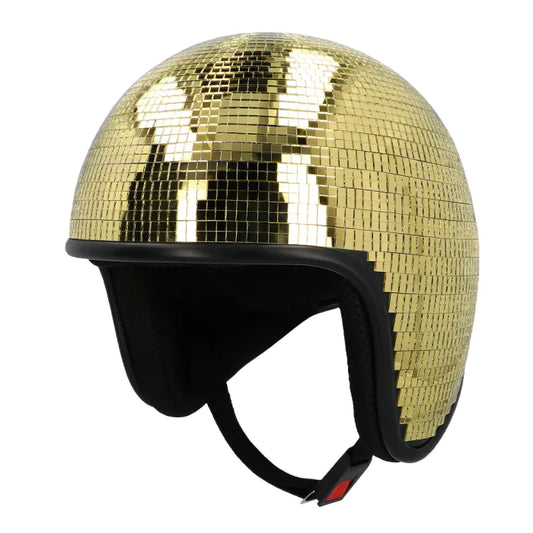 Gold Disco Helmet