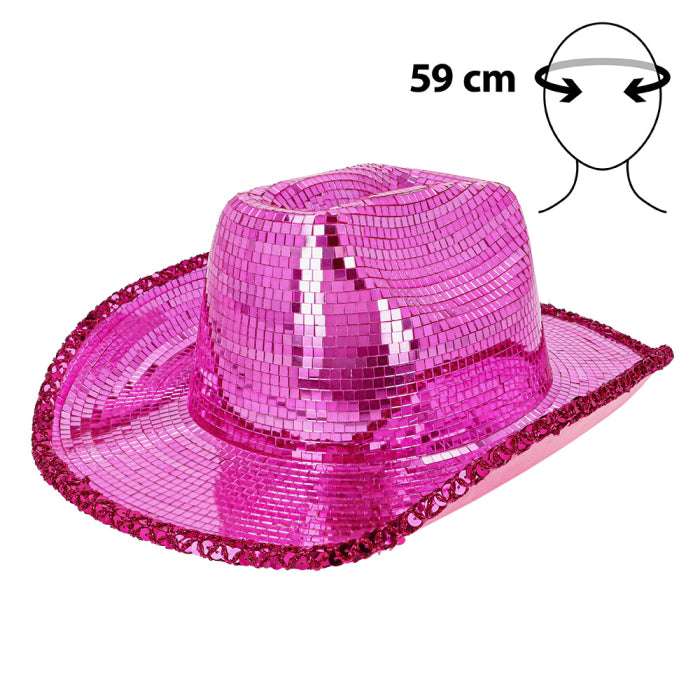 Pink Disco Cowboy Hat