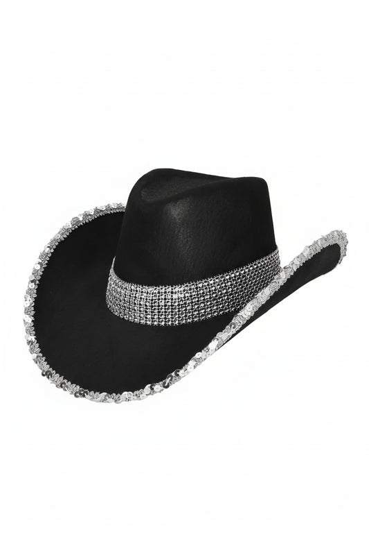 Black Spark Cowboy Hat