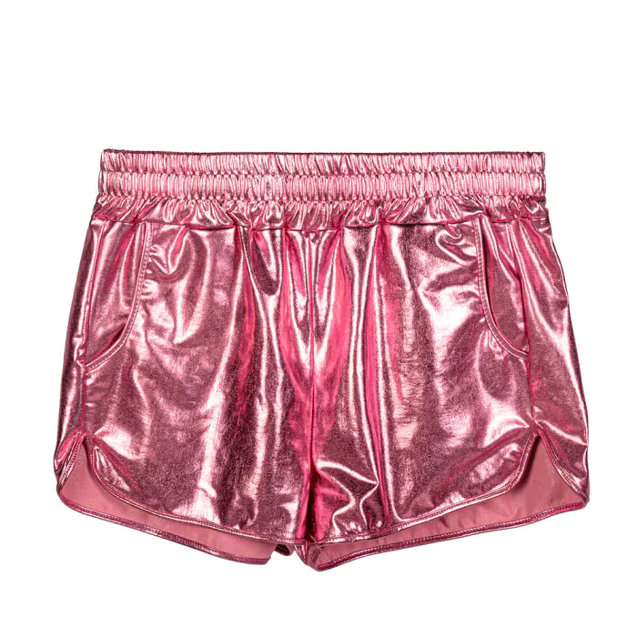 Shiny Pink Hotpants