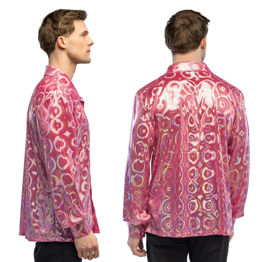 Pink Lumi Mens Fancydress Shirt