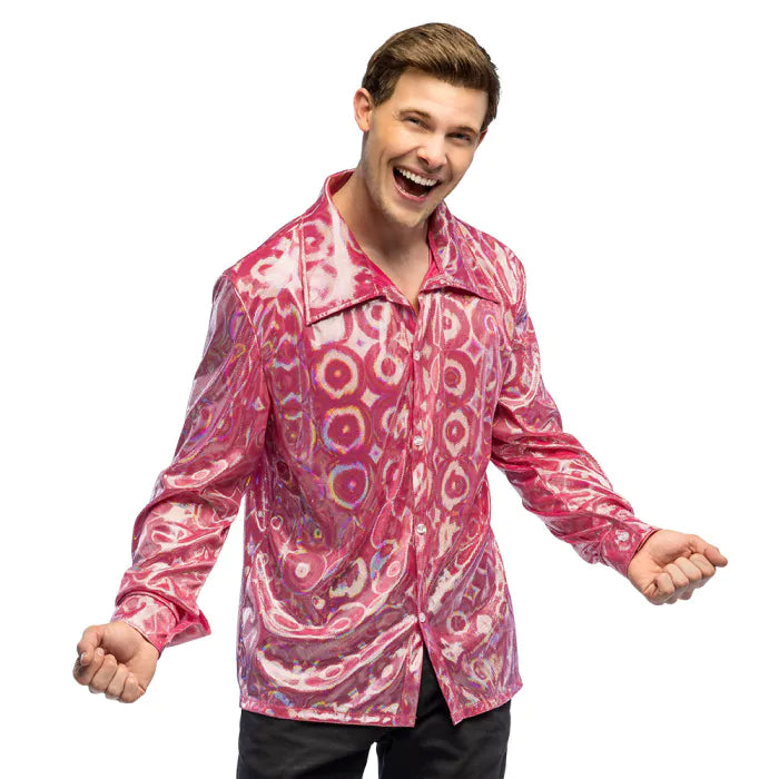 Pink Lumi Mens Fancydress Shirt