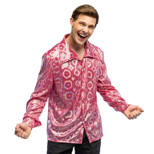 Pink Lumi Mens Fancydress Shirt