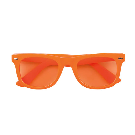 Neon Orange Party Glasses
