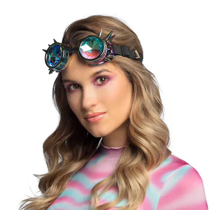 Silver Festival Party Goggle Glasses