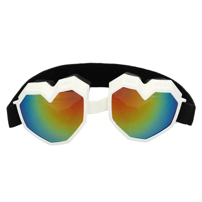 White Heart Festilove Ski Goggles