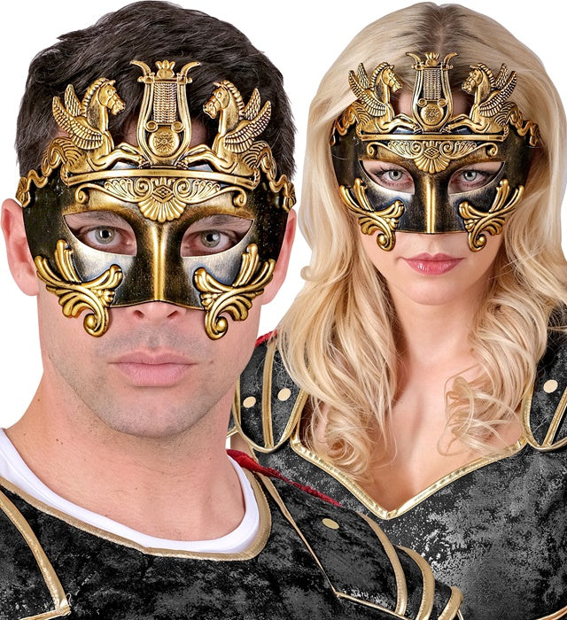 Roman Gold Masquerade Mask