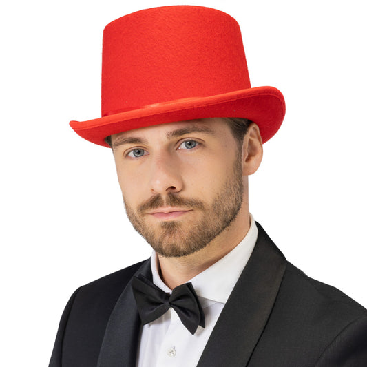 Red Colin Top Hat