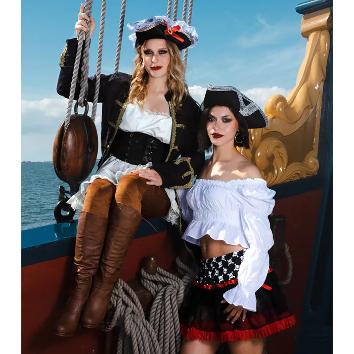 Royal Fortune Silver Pirate Hat