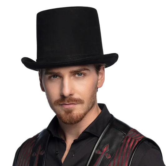 Deluxe Black Steamtopper Hat