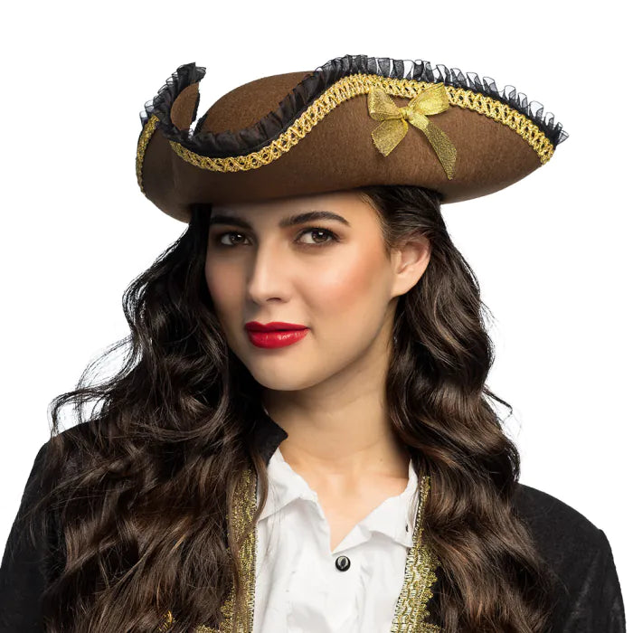 Coral Pirate Hat