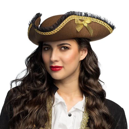 Coral Pirate Hat