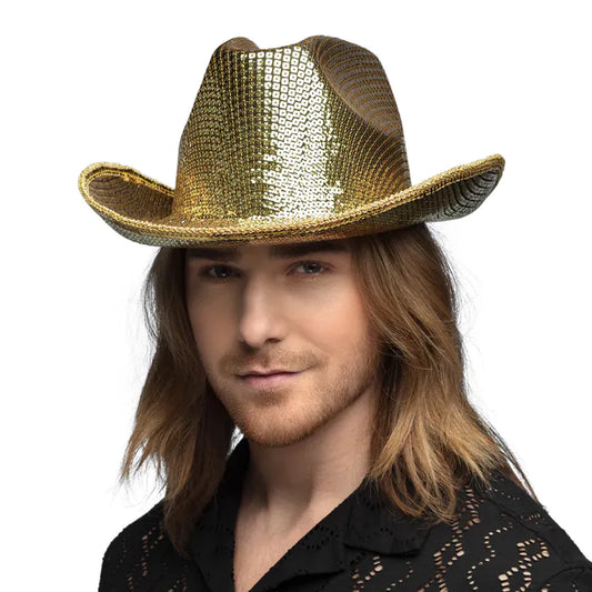 Gold Groovy Cowboy Hat