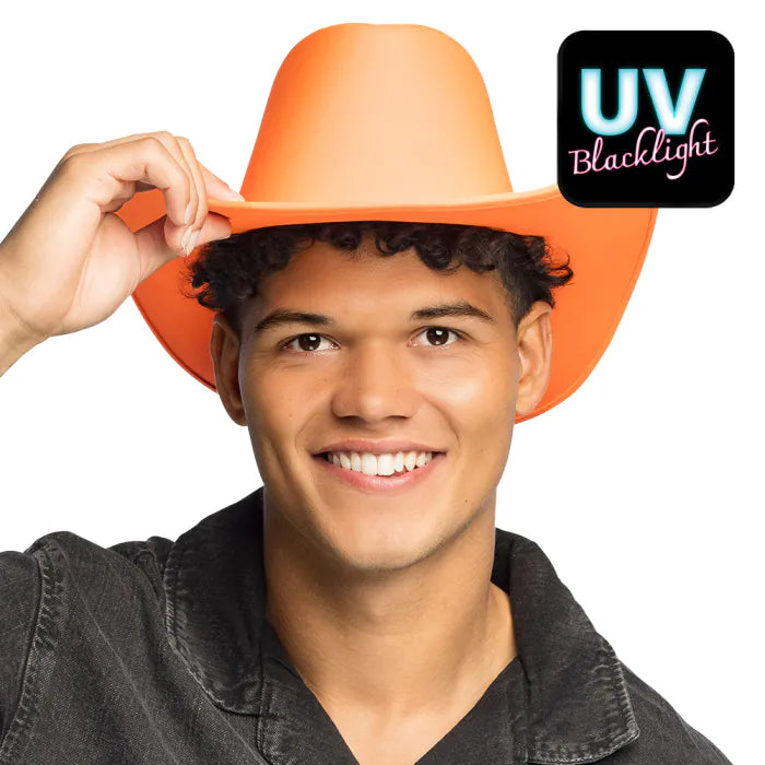 UV Neon Orange Cowboy Hat COMING SOON