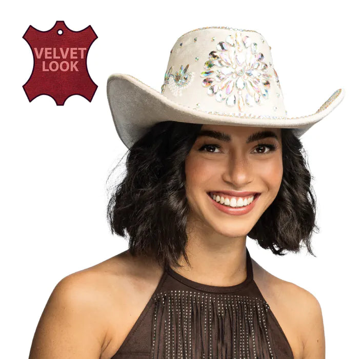 Cream Crystal Gem Cowboy Hat COMING SOON