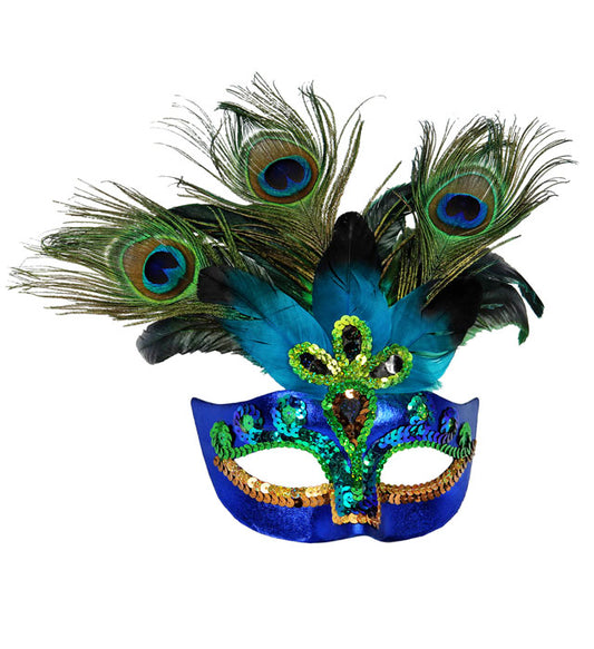 Peacock Masquerade Mask