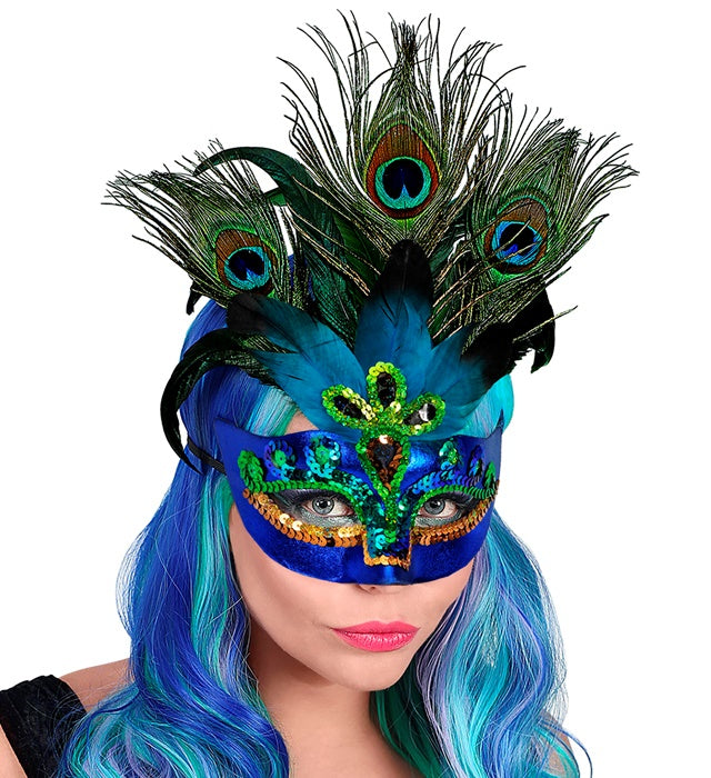 Peacock Masquerade Mask