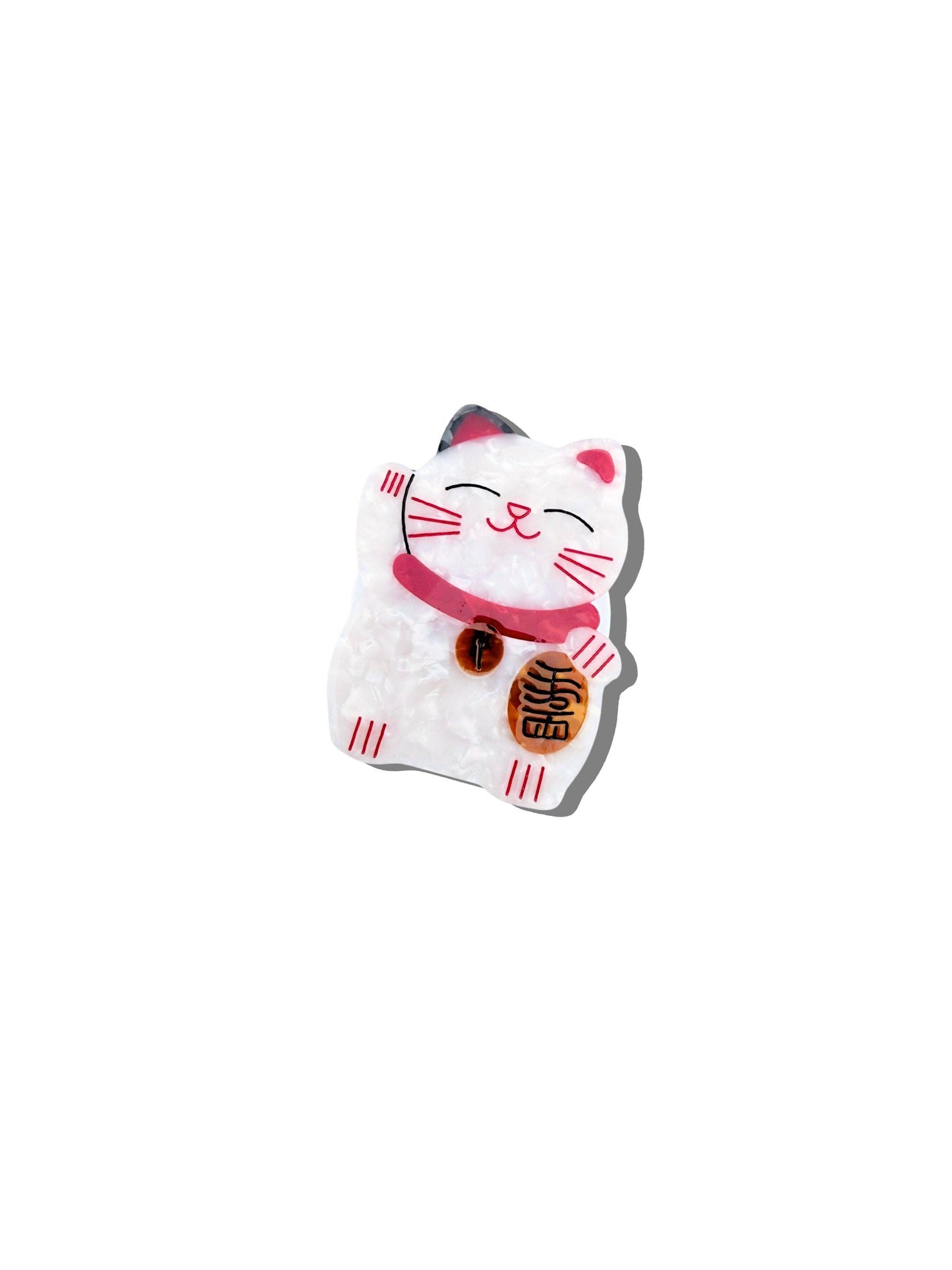 Solar Eclipse Hand-painted Lucky Cat GripCharm