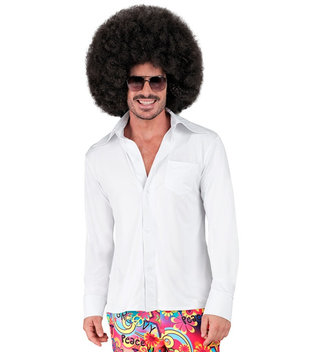 70s Groovy Style White Shirt