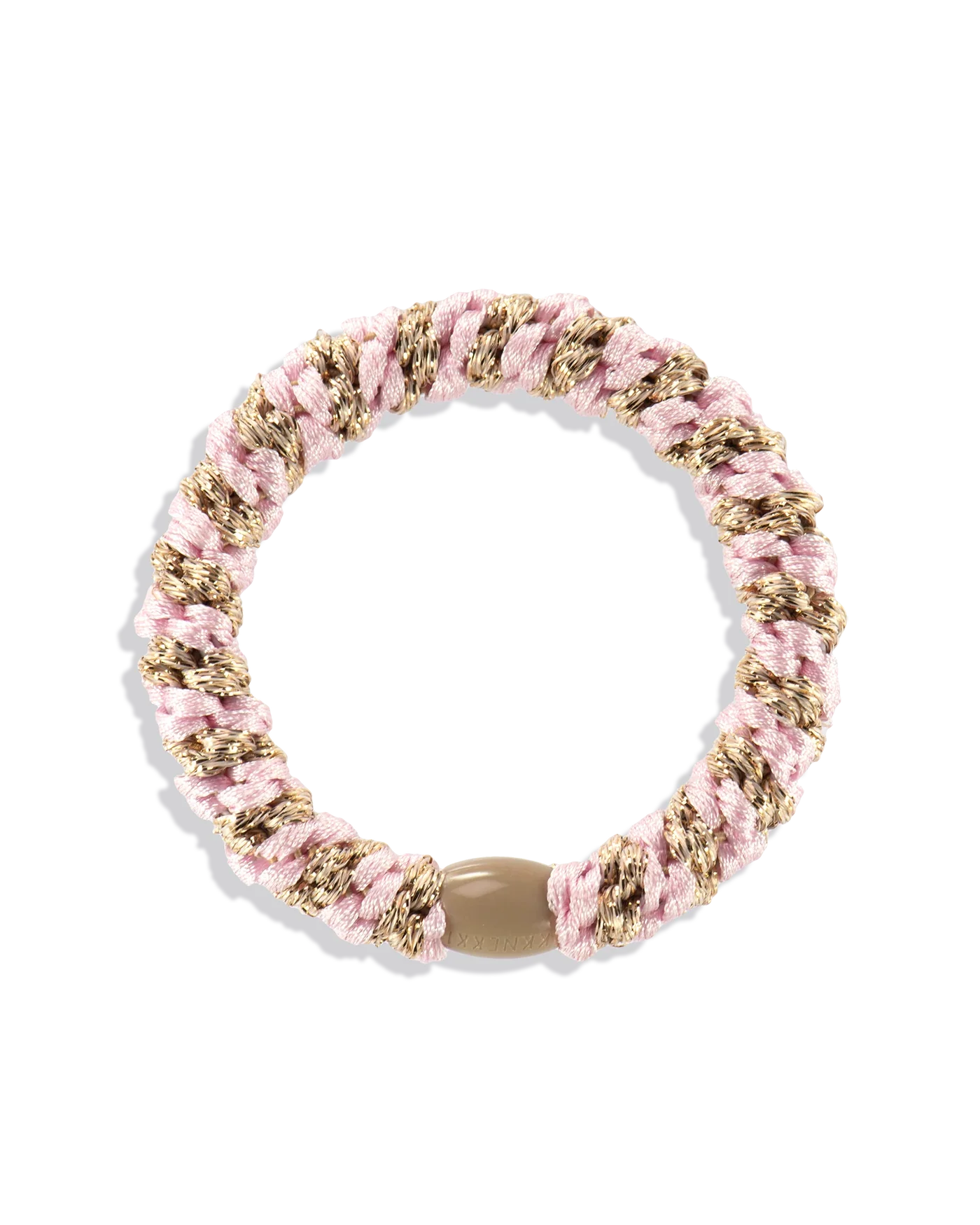 Kknekki Baby Pink Beige Glitter Stripe