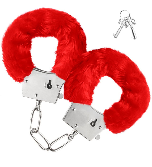 Red Furry Handcuffs