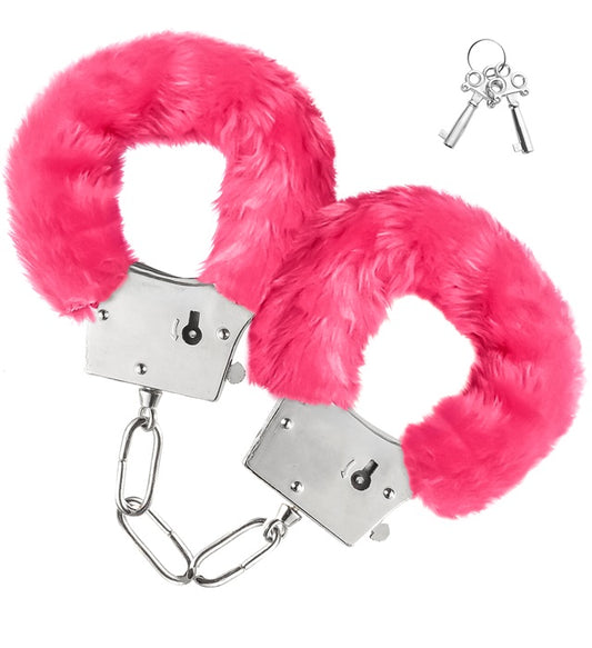 Pink Furry Handcuffs