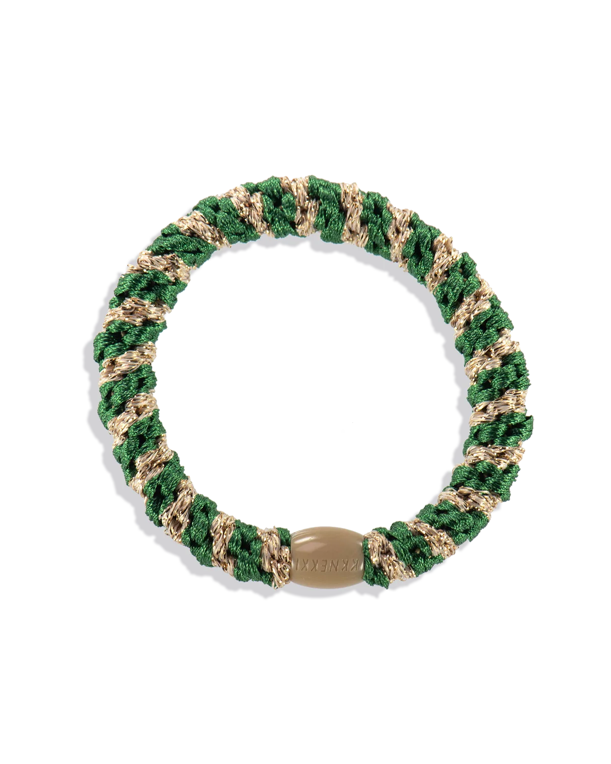 Kknekki Forrest Green Beige Glitter Stripe