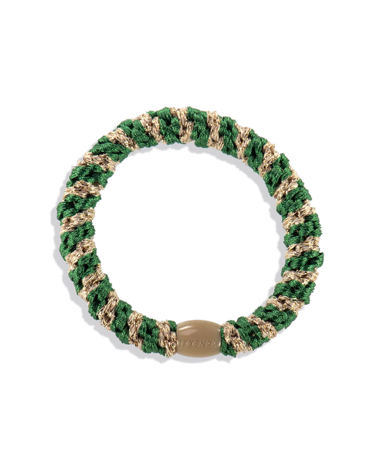 Kknekki Forrest Green Beige Glitter Stripe