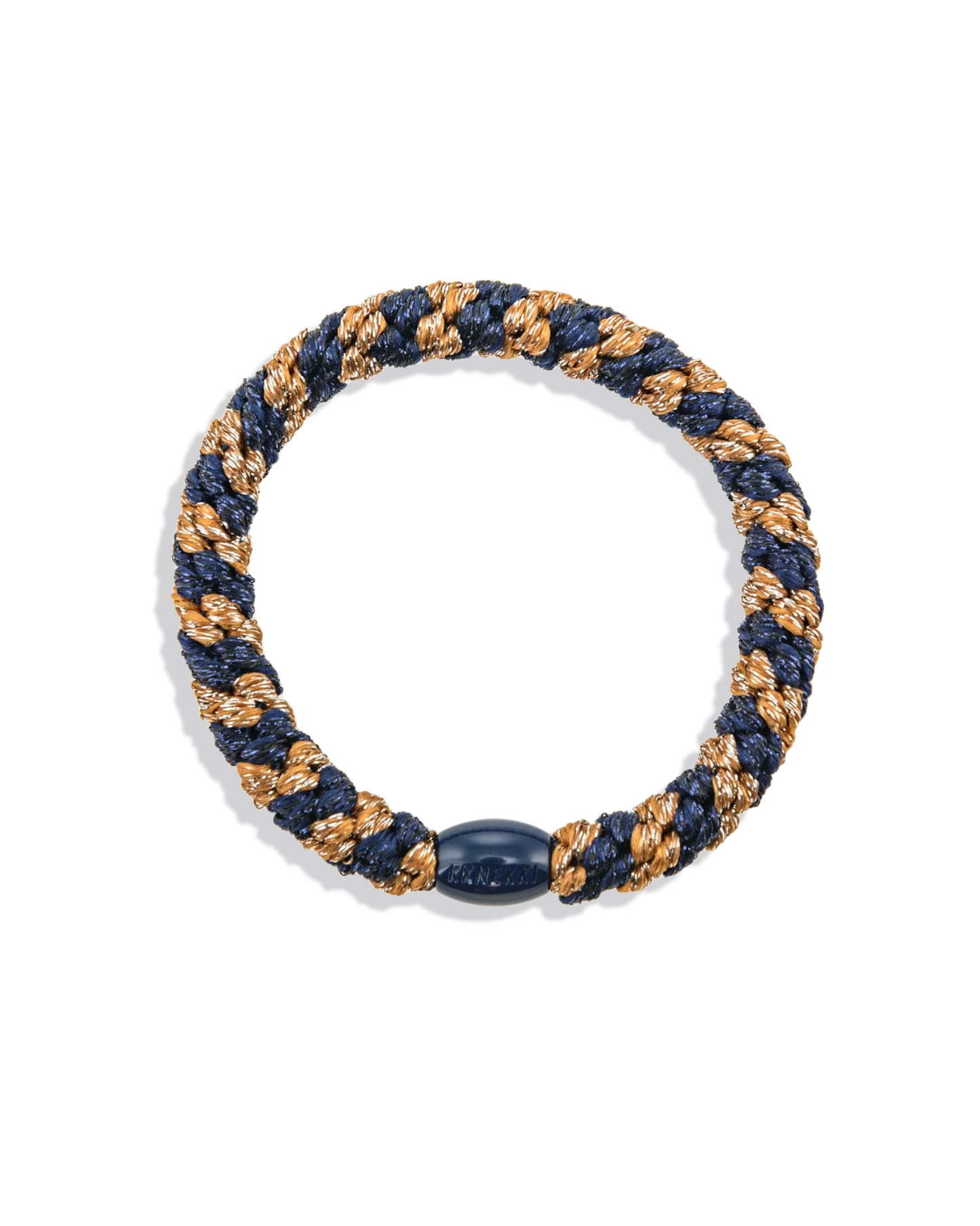 Kknekki Cognac Glitter Navy Glitter Stripe