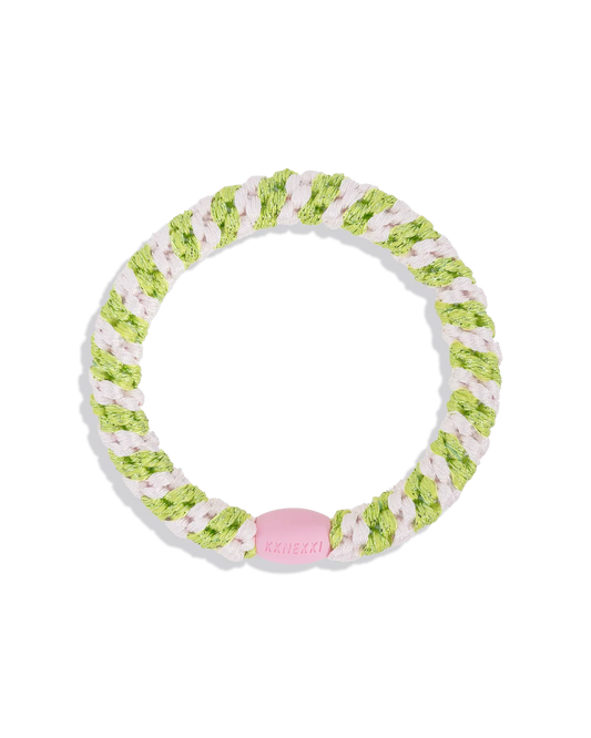 Kknekki Ballet Pink Lime Glitter Stripe