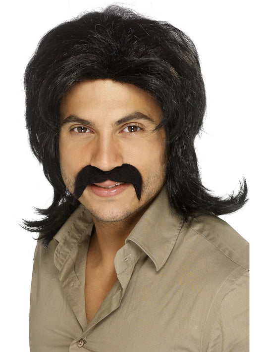 Black 70s Retro Wig