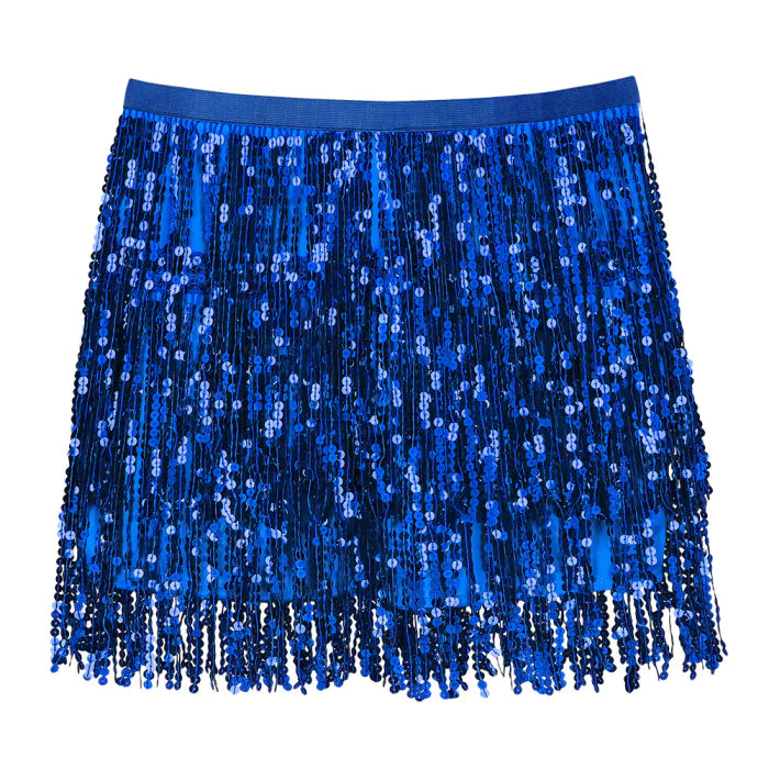 Mini Sparkle Festival Skirt - Blue