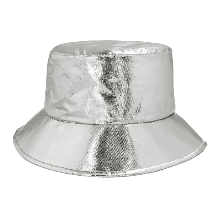 Glimmer Silver Bucket Hat