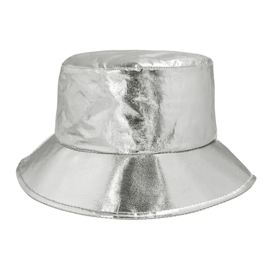 Glimmer Silver Bucket Hat