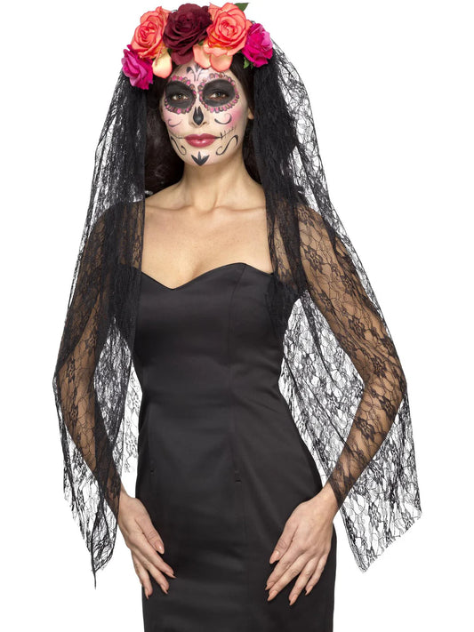 Deluxe Day of the Dead Headband