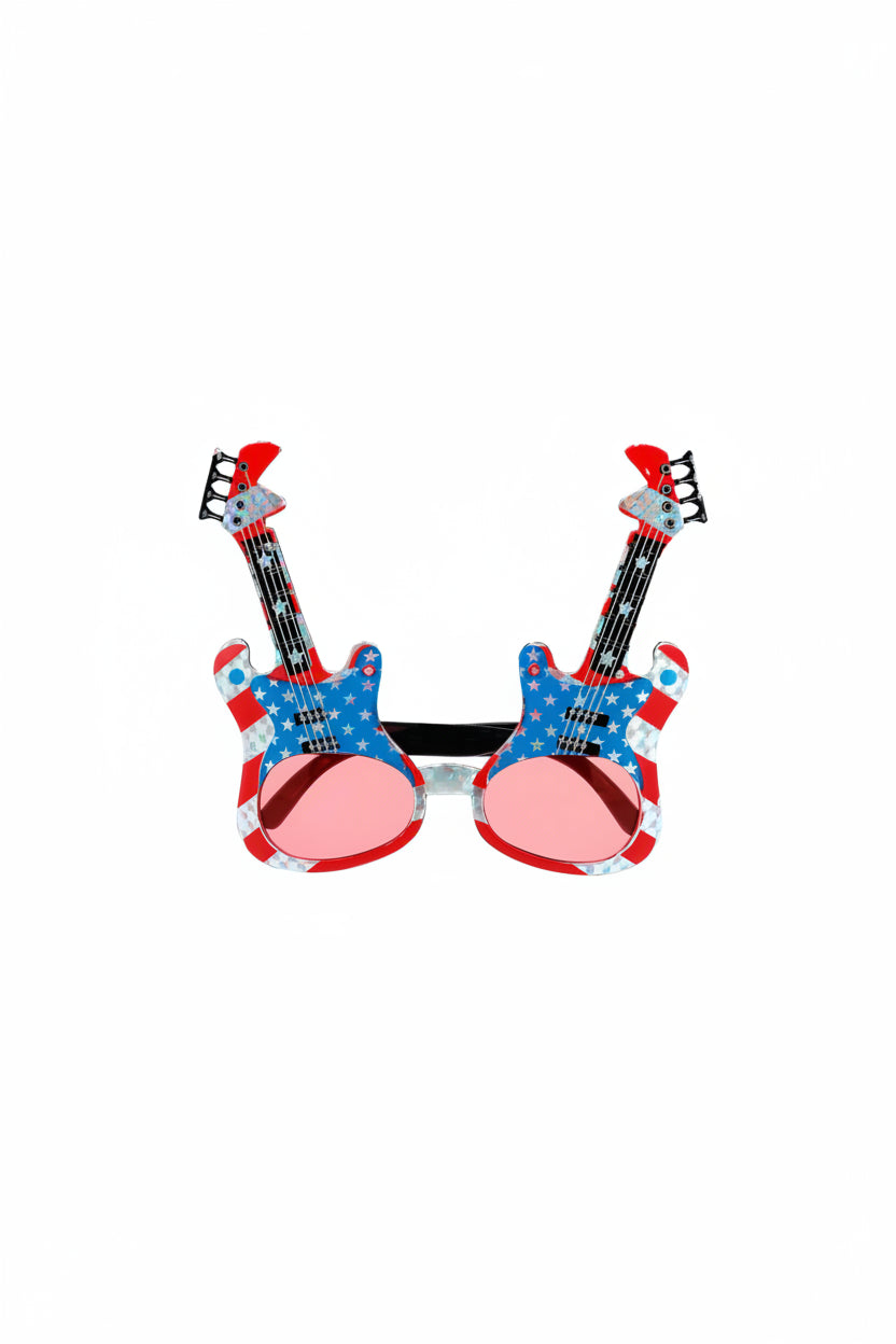 USA Guitar Party Glasses