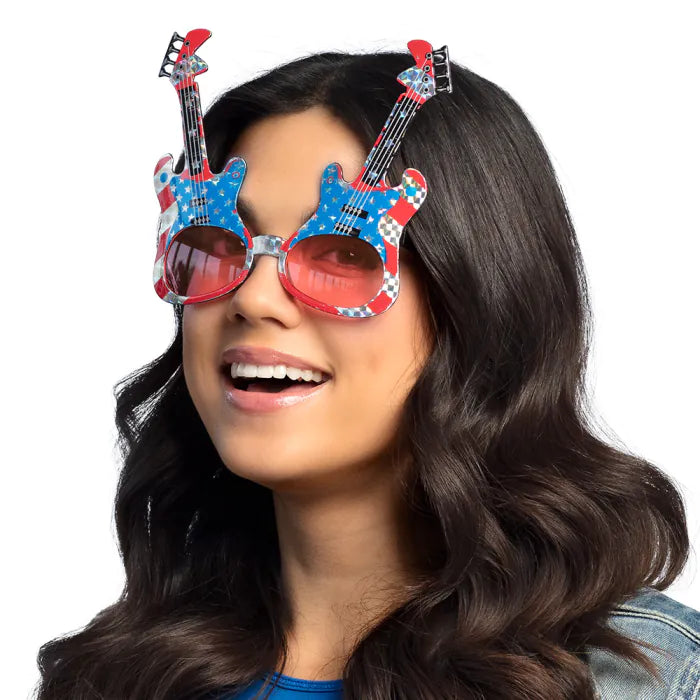 USA Guitar Party Glasses