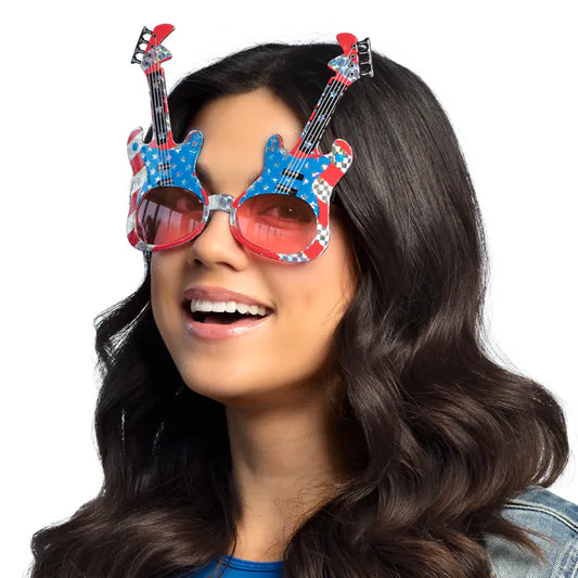 USA Guitar Party Glasses