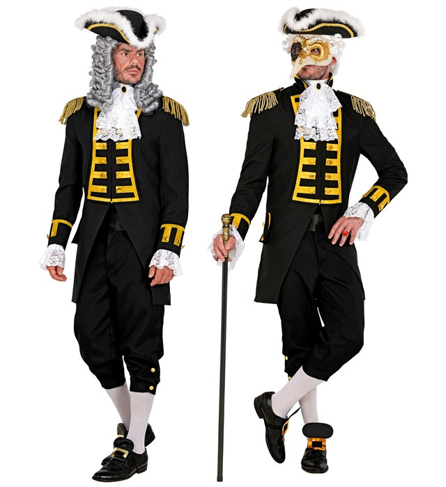 Mens Black Parade Coat