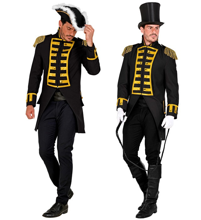 Mens Black Parade Coat