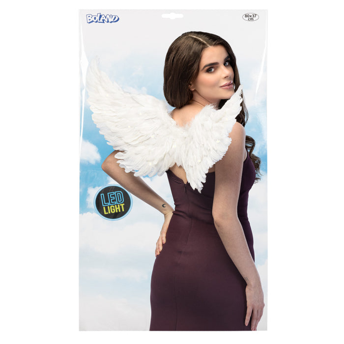 LED Angel Wings - White
