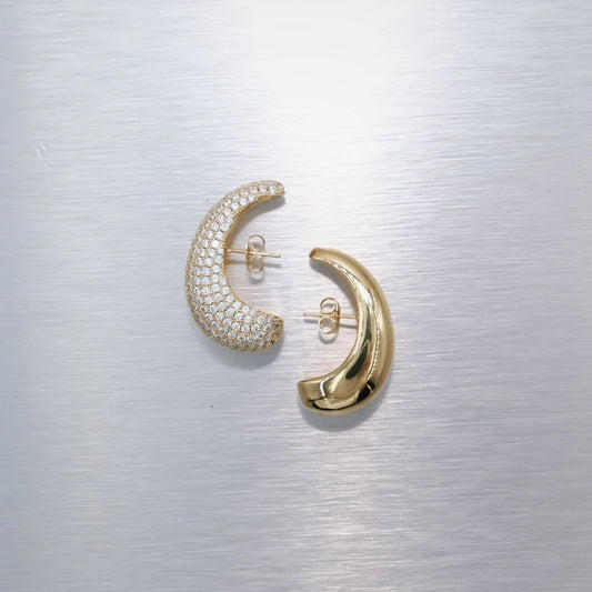 Billion Avenue Bulb Diamond Earstud - Gold (SINGLE)