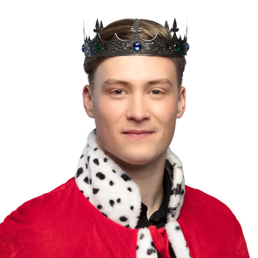 Metal Crown Royalty Silver