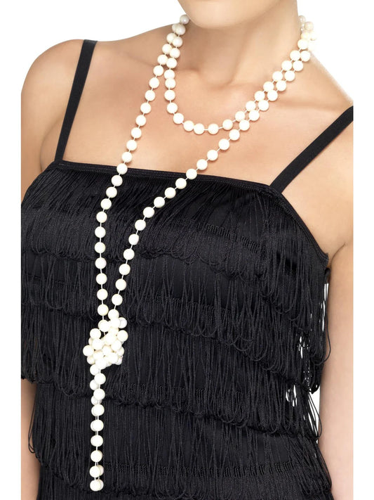 White Pearl String Necklace
