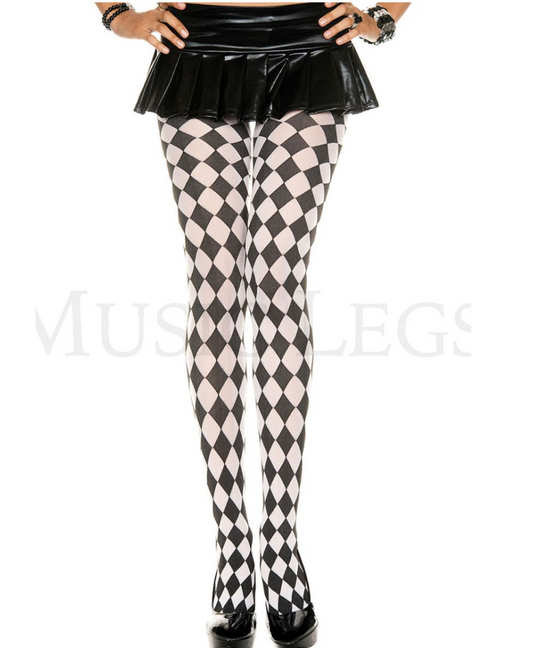 Harlequin Opaque Pantyhose